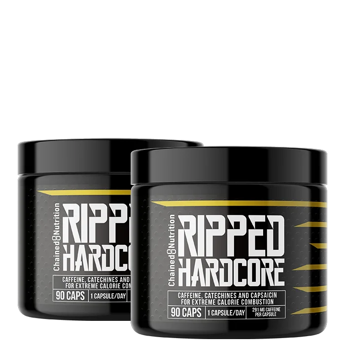 2 x Ripped Hardcore Fettförbrännare 90 Kapslar