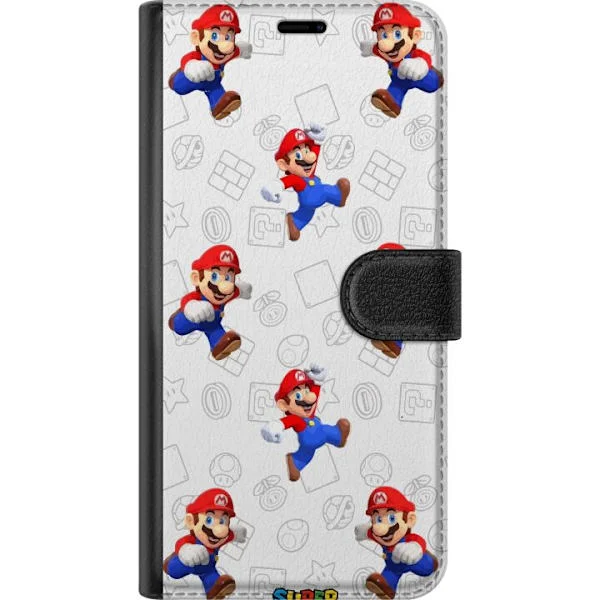 Kompatibelt Lommeboketui til Xiaomi Redmi Note 13 Pro Lekent spillinspirert mønster med klassisk rørleggerfigur og retrodetaljer