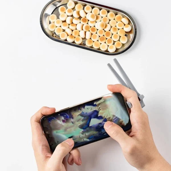 Frie hænder Snack spisepinde Finger spisepinde Lazy Assistant Snack spisepinde til børn Voksne Grå