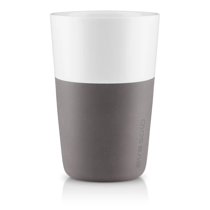 Eva solo Cafe Latte krus, 2 stk. Elephant Grey - Grå | KitchenOne