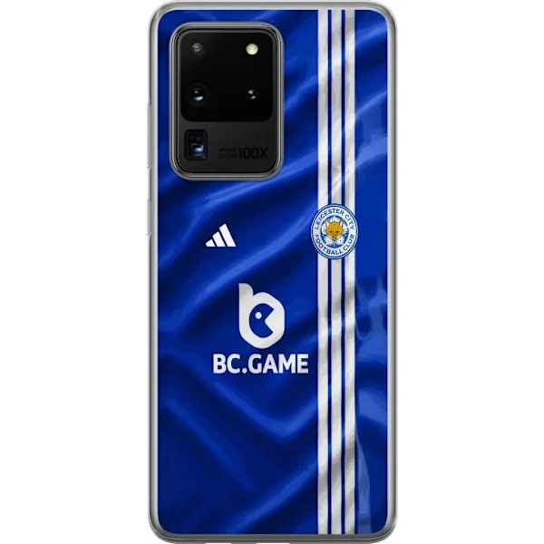 Kompatibelt Mobilskal till Samsung Galaxy S20 Ultra Blå fotbollsinspirerad design med sportig känsla och klassiska detaljer för mobilen.