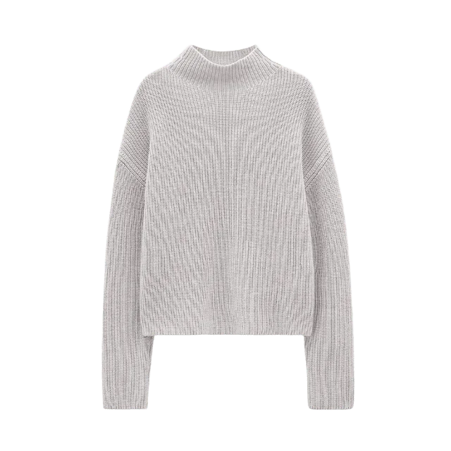 Filippa K Willow Sweater Stickat Dam Beige L