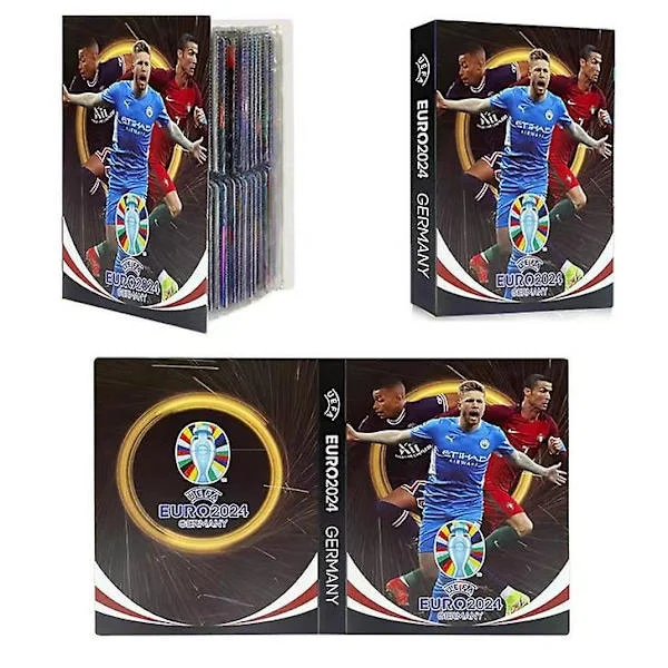 【DENGTU】Football Card Album - 240 Star Card Box Collection Album Book Folder