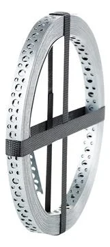 Joma 5171310 Monteringstape galvad, FFZV, CE-EN14545 10 m x 13 x 0,7 mm, hul-Ø 3,2/5,5 mm, Beslag
