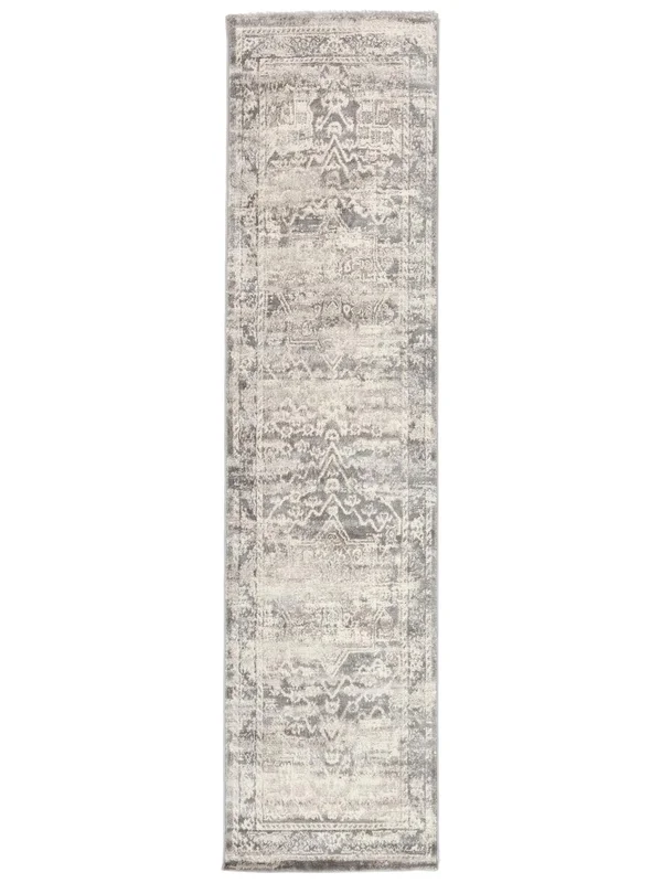 Miran 80X350 Pequeño Gris Pasillo Alfombra