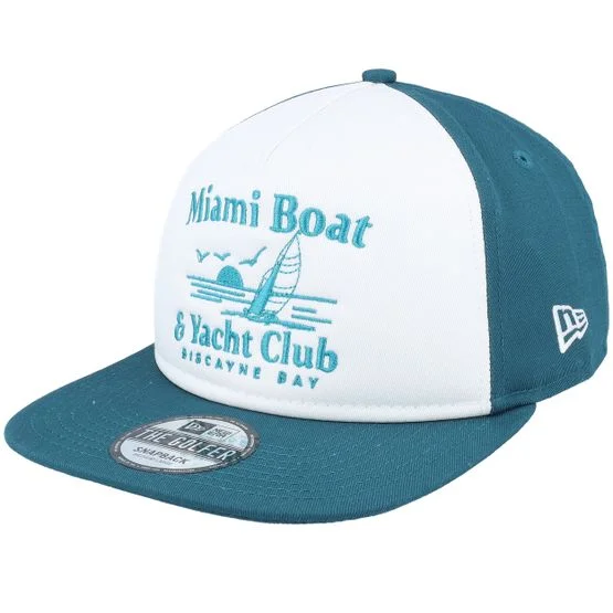New Era - Azul snapback Gorra - Graphic Golfer White/Petrol Snapback @ Hatstore