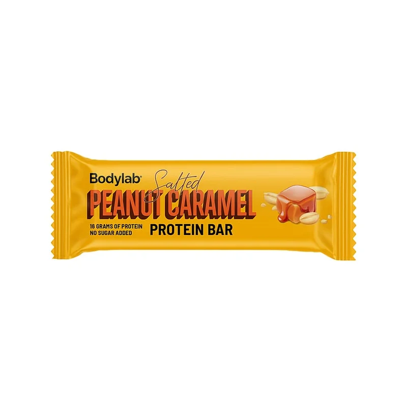 Spar 20% • Køb 2, Bodylab Proteinbar Salted Peanut Caramel 55 g, Sport & Velvære, Protein & Energi, Energi- Og Proteinbarer