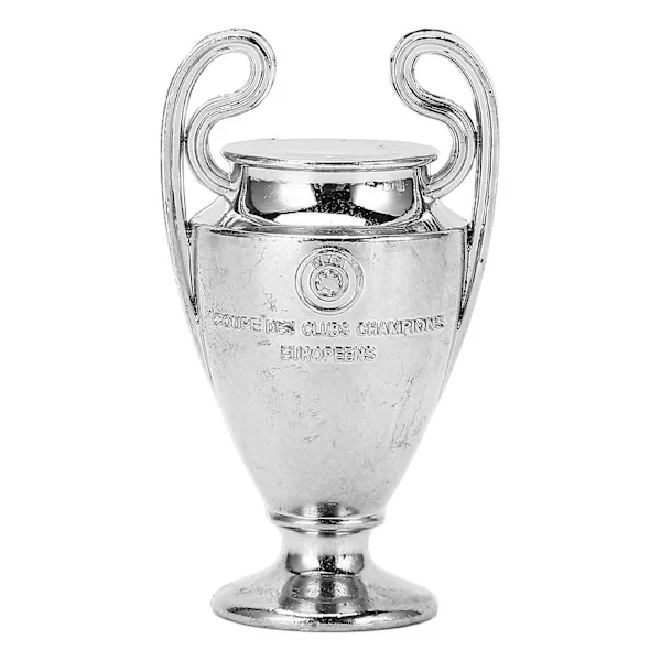 Miniatyr Champions League Trofæ - Metal Fodbold Pokal til Hjemmeindretning og Fans