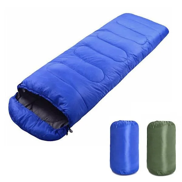 Portable Lightweight Envelope Sleeping Bag With Compression Sack For Camping Hiking Backpacking