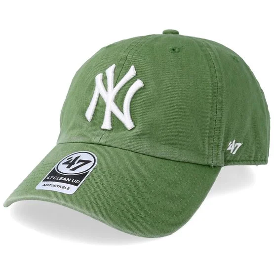 47 Brand - New York Yankees Fatigue 47 Clean Up Green Adjustable Adjustable Green Cap - MLB @ Hatstore