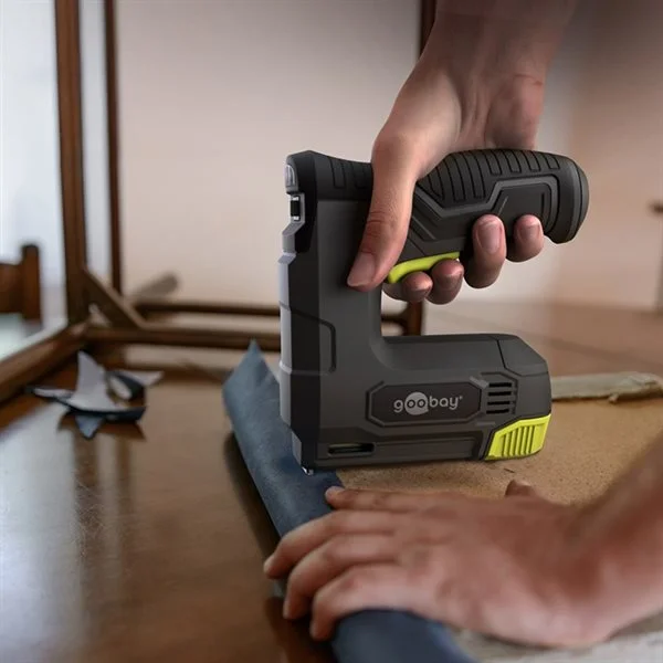 Elektrisk stiftepistol batteridrevet / batteridrevet stiftepistol / spikerpistol liten / tacker 2 i 1 / stiftepistol med spiker