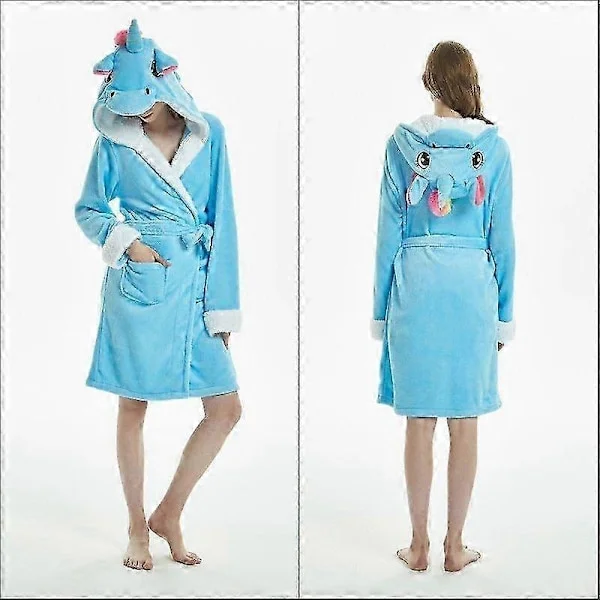 2025 Herre Flanell Morgenkåpe Badekåpe Pyjamas Cosplay Vinter Varm Sømløs Tegneserie Par Nattøy