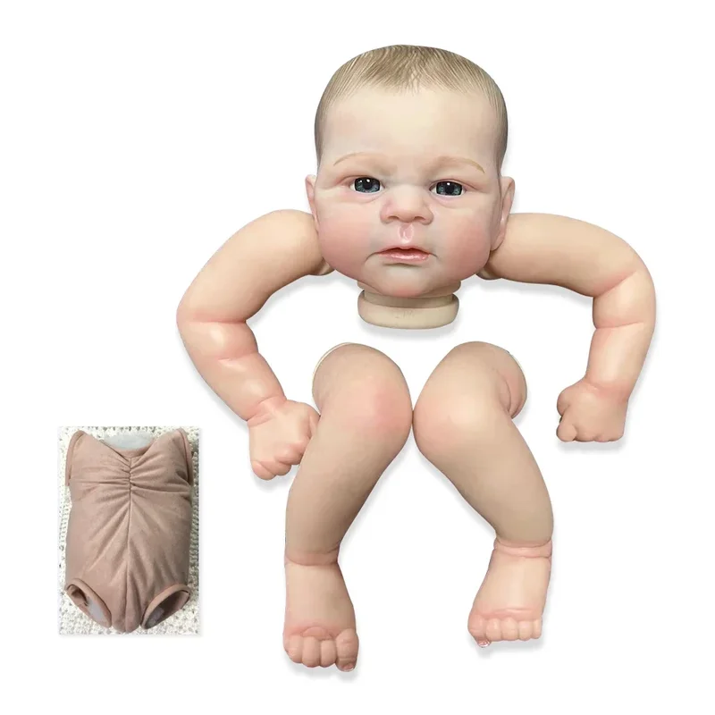 AliExpress - NPK – poupée finie de 19 pouces, taille déjà peinte, Elijah, réaliste, doux au toucher, pièces de poupée flexibles avec corps et yeux
