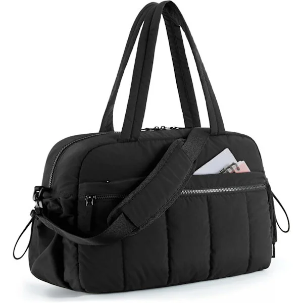 BAGSMART Sportstaske til kvinder, Duffle Bag til rejser med vådrum, Letvægts Carry-on Weekender Duffel, Vandafvisende