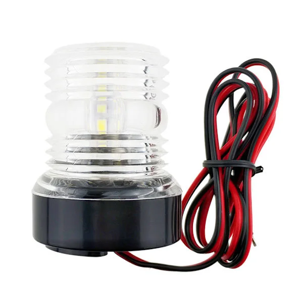 Vedenpitävä veneen ja jahdin navigointivalo ankkurivalo 360 astetta ympäri veneen valo 12V 24V LED-navigointivalo (BT)
