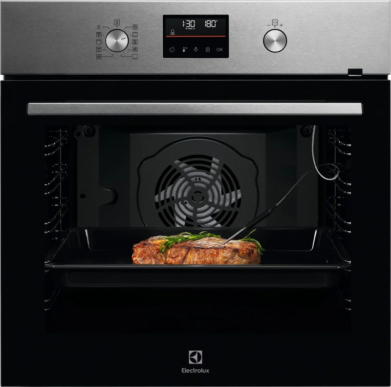 Electrolux COP804X - Inbyggnadsugn med steketermometer och pyrolys