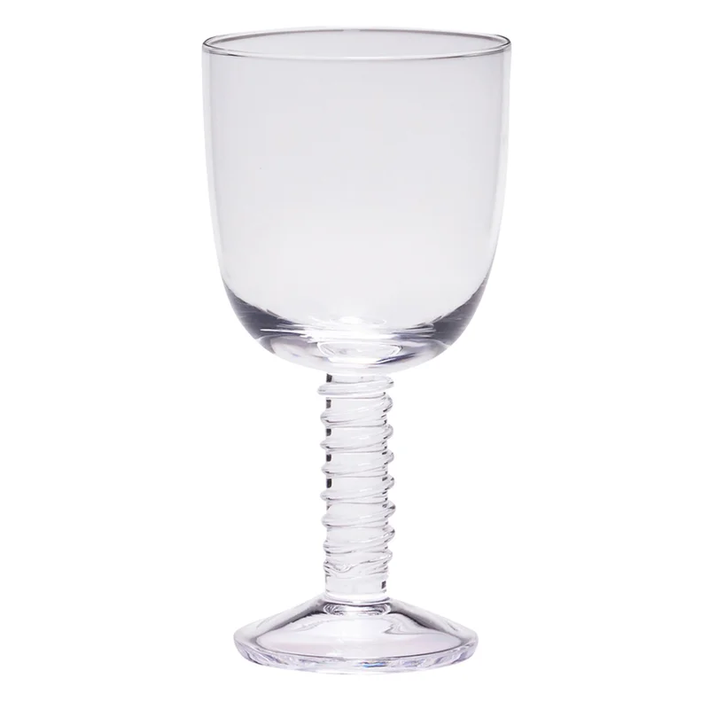 Hübsch Clink Hvitvinsglass, klar