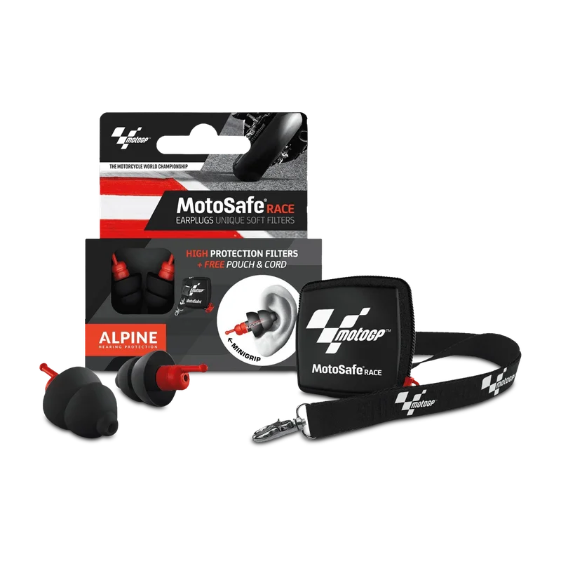 Alpine MotoSafe Race - MotoGP Edition Öronproppar Svart-Röd