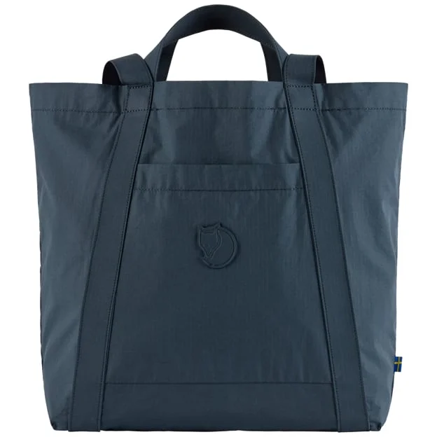 Fjällräven Samlaren Tote Pack 2A in Mountain Blue/Field Orange, Cotton