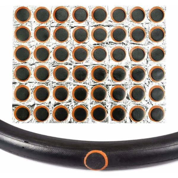 48 st Cykel Däck Lappa, Cykel Slang Reparationssats, Gummiplaster, för 25mm Däck Cykel Slang.-