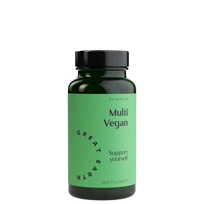 Great Earth Multi Vegan Multivitamin 60 kapsler
