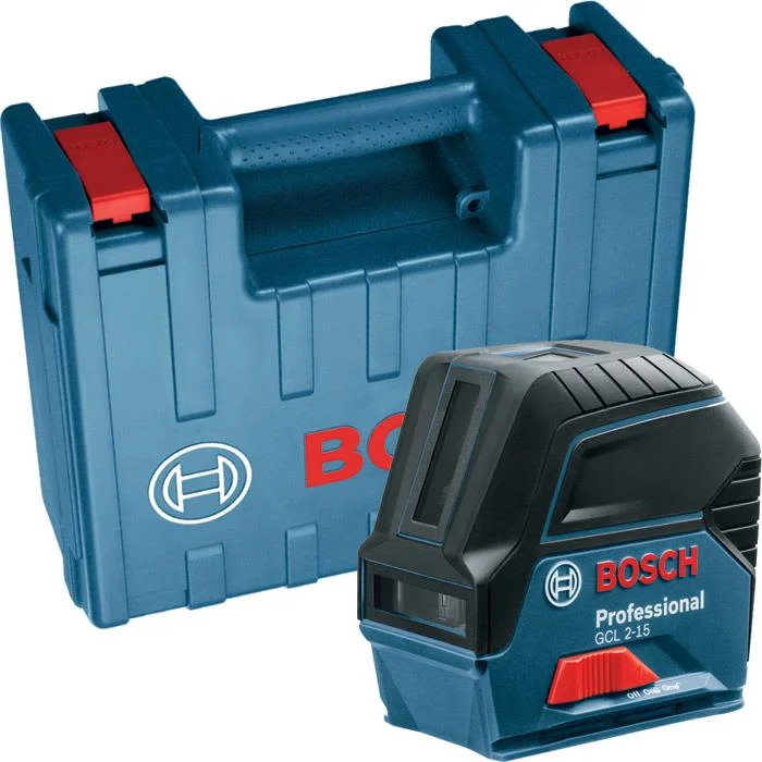 Bosch GCL 2-15 Krydslaser med hård plastkuffert, Laserinstrument