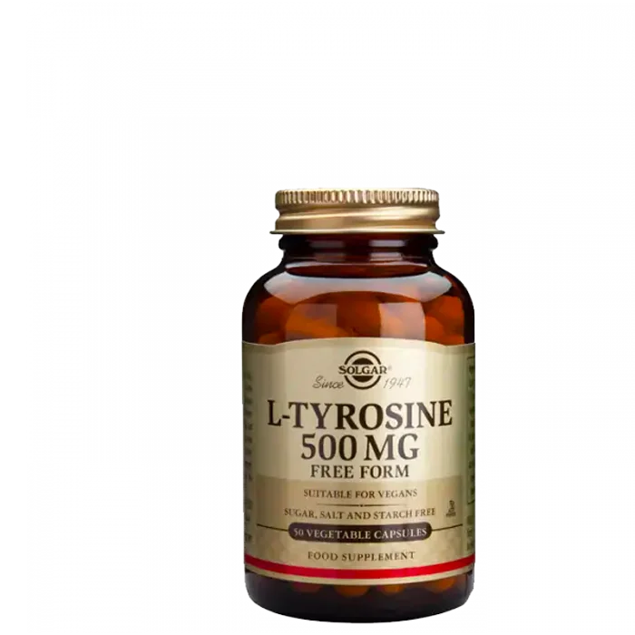 Solgar L-Tyrosine 500 mg Aminosyror 50 kapslar