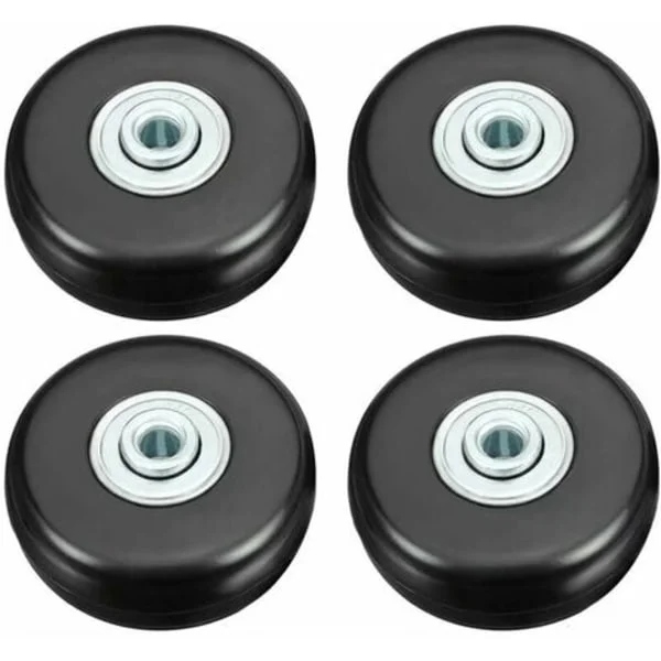 Koffert Hjul, Bagasje Koffert Reparasjon Hjul Kraftig Last 50mm Stum Gummi Universal Svingbart Erstatningshjul Transport Erstatter Hjul 4STK for