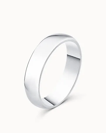 Wedding Band Ring Victor Platinum 3 mm - Engagement & Wedding Rings from Vanbruun