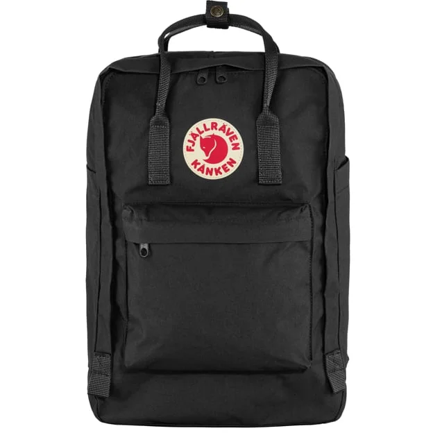 Fjällräven Kånken Laptop 17 in Black/Schwarz, Vinylon-F | Size: 20L