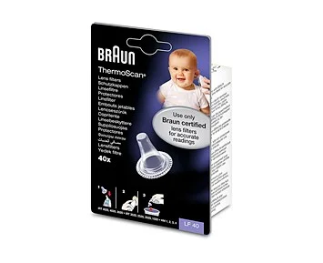 Braun-Thermoscan Linsskydd LF 40-40 stk engangsfilter til Braun febertermometer-Personal health & wellness-Febertermometre