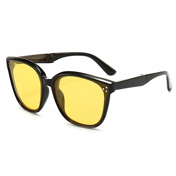 1 par gule solbriller foldbare solbriller Uni sommer herre dame