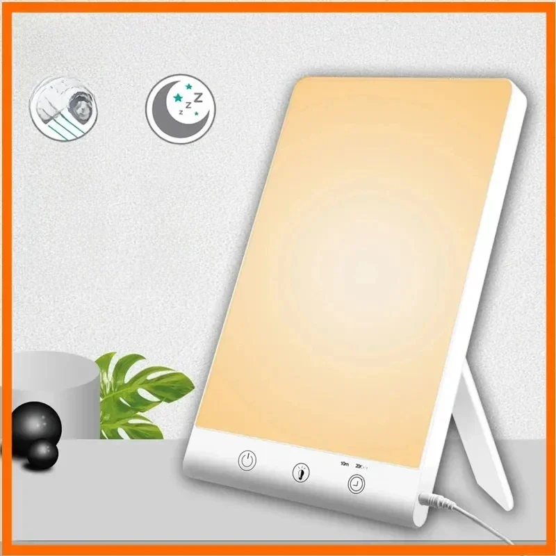 AliExpress - 10000 Lux LED lumière triste lampe de luminothérapie 3200k lumière d'ambiance heureuse tactile réglable pour l'hiver Anti-dépression 