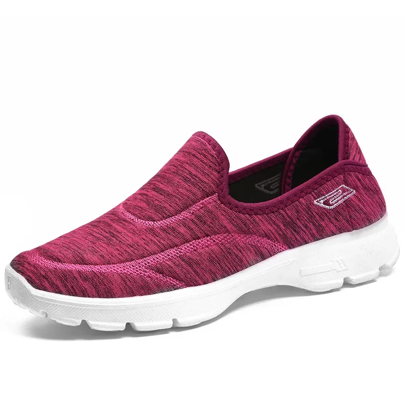 AliExpress - 2025 Chaussures de sport vulcanisées pour femmes Chaussures décontractées pour femmes roses Chaussures de randonnée à fond plat en maille