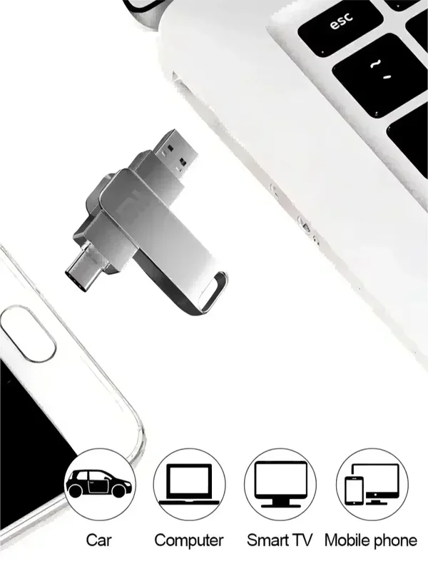 AliExpress - 16 TB USB 3.2-Flash-Laufwerk, Metall-Hochgeschwindigkeits-Stick, 8 TB, 4 TB, wasserdichter Typ-C-USB-Stick für Computer-Speichergeräte
