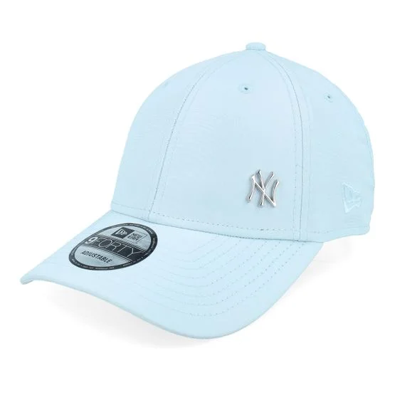 New Era - MLB Blau adjustable Cap - New York Yankees Flawless 9FORTY Pale Blue Adjustable @ Hatstore