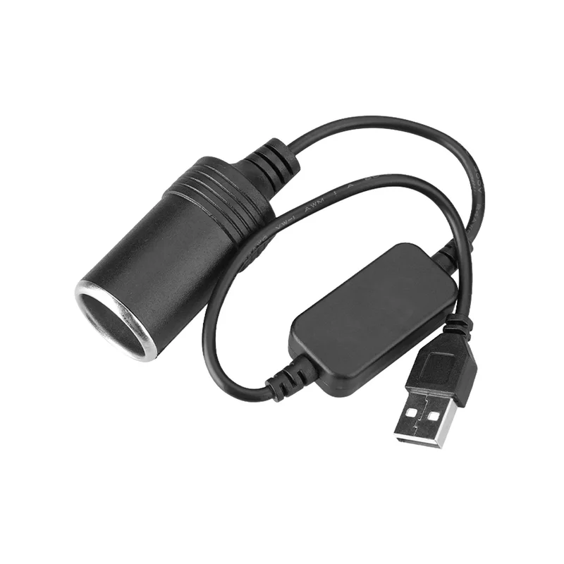 AliExpress - 5V USB Naar 12V Vrouwelijke Converter Adapter Cord USB Man-vrouw Sigarettenaansteker Auto Converter adapter 2A Auto Elektronica