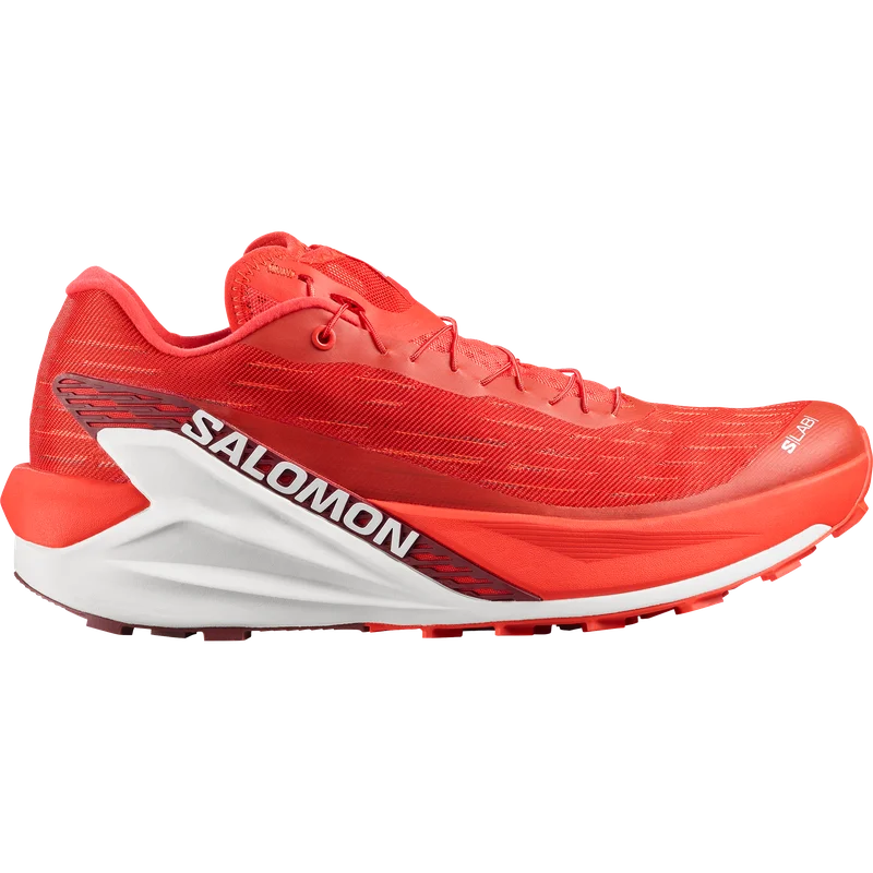 Salomon - Scarpe da trail running S/LAB Pulsar 4 - Fiery Red / Vanilla Ice - 43⅓