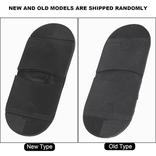 Leather Rubber Shoes Durable Outsoles Handmade Shoe Repair Half Sole (Black Heel)