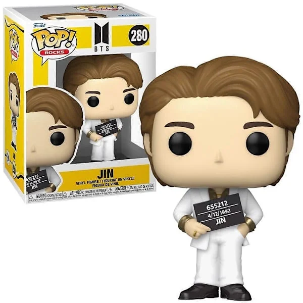 Funko POP! BTS Jin (Butter) #280 Rocks Vinyl Figur Ny
