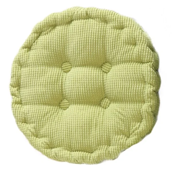 Stolpute, Rund sittepute for spisestoler, Komfortable polstrede stolputer for hjemmekontor, uteplass, bil 40 cm