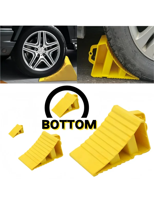 AliExpress - Cale de roue de voiture Portable, bloc d'arrêt de pneu antidérapant, cale de stationnement robuste, remorque de camion RV, accessoire de 