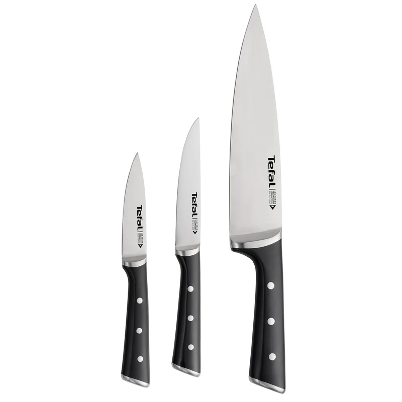 Tefal Ice Force knivset 3 delar, silver | Matlagning > Köksknivar > Knivset | Bagaren och Kocken