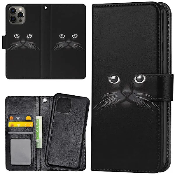 iPhone 13 Pro - Mobilcover/Etui Cover Sort Kat