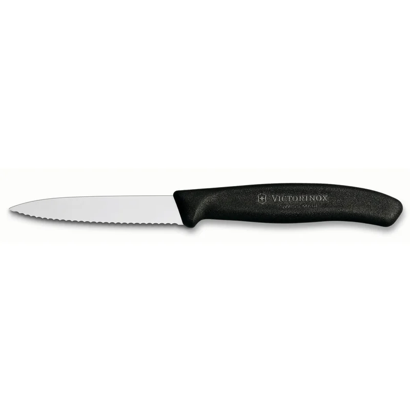 Victorinox Tandad Skalkniv 8 cm Nylonhandtag Svart | Matlagning > Köksknivar > Skalknivar | Bagaren och Kocken