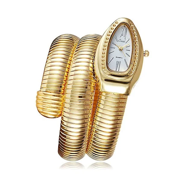 Ormformad Armbandsur Dam Armband Klocka Vogue Flickor Armbandsur; Ormformad Armbandsur Dam Armband Klocka Vogue Flickor Armbandsur (LGL)