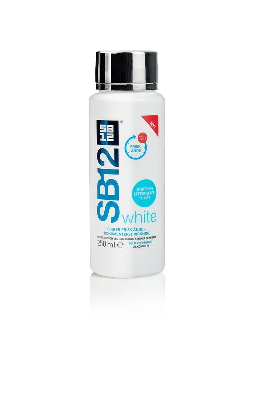 SB12 White Mundskyl 250 ml, Medicin & Pleje, Mund & Tandpleje, Mundskyl