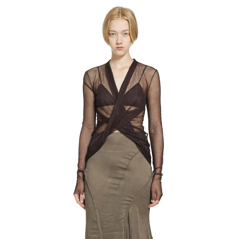 Knotted Top In Organza
