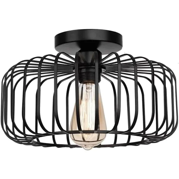 Taklampa Modern Minimalistisk Sovrum Arbetsrum Retro Metall Taklampa för Matsal Korridor Vardagsrum_OF