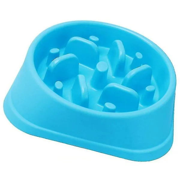 Antislip Slow Feed Hundskål med fyrkantig bas, hundskål,